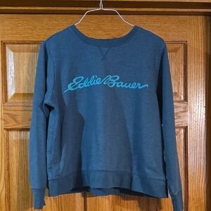 Eddie Bauer Women's Blue/Green Sweater